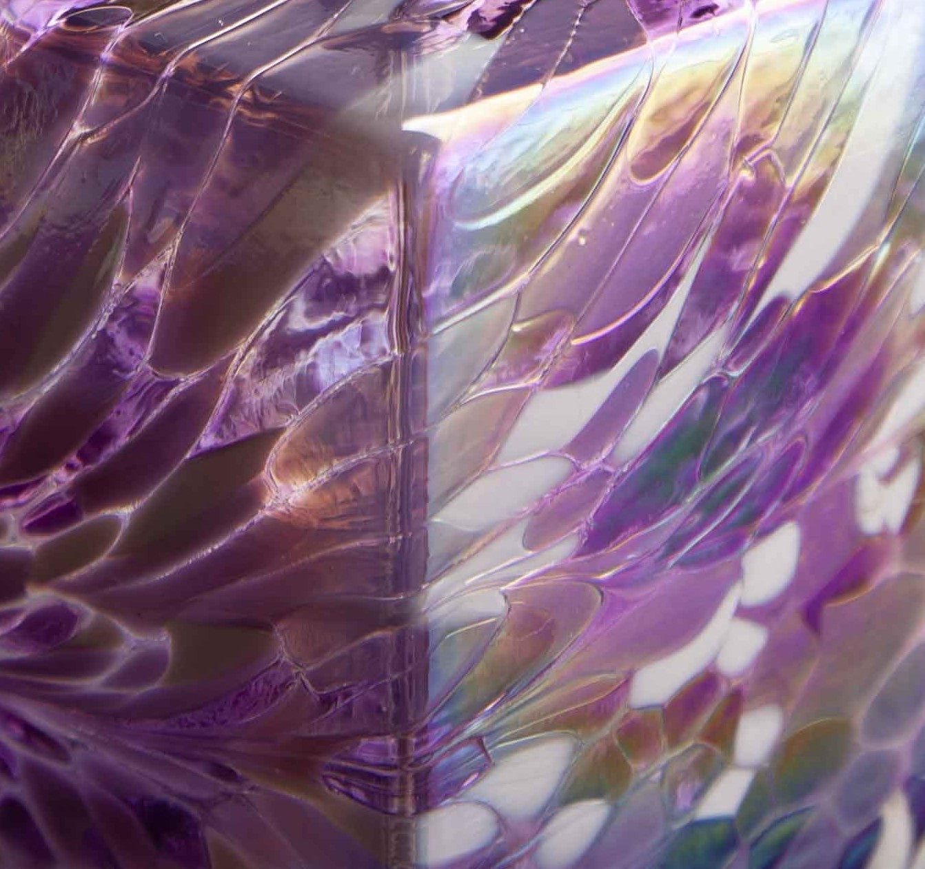 Square Reed Diffuser - Purple & White