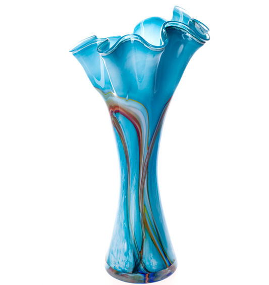 Tall Handkerchief Vase 40cm - Oceanic