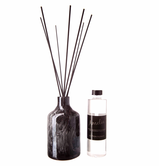 Apothecary Reed Diffuser - Black Marble