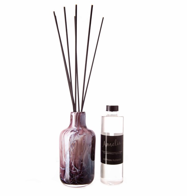Apothecary Reed Diffuser - Violet Marble