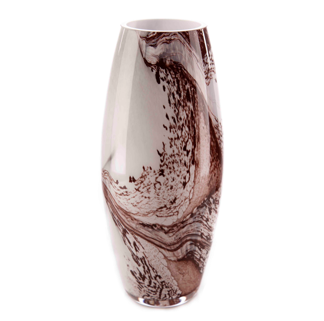 Tapered Vase 25cm - Carnelian Marble