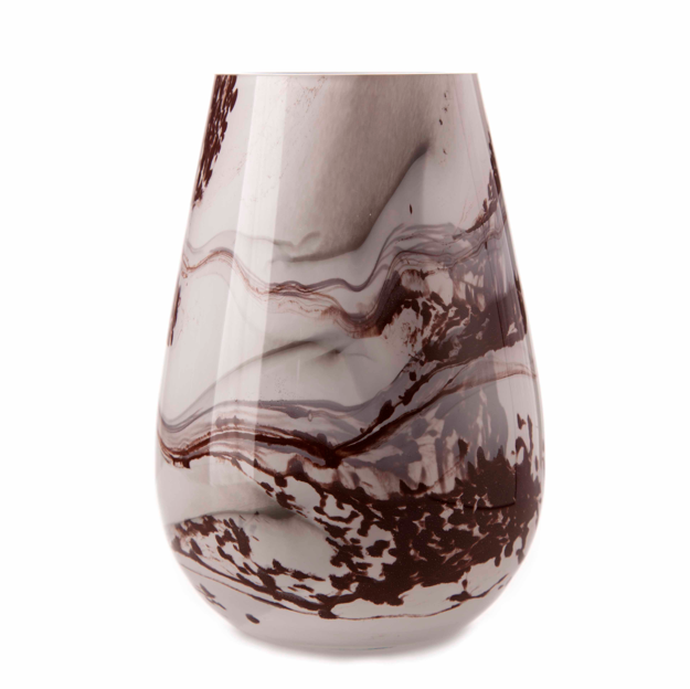 Medium Dome Vase 19cm - Carnelian Marble