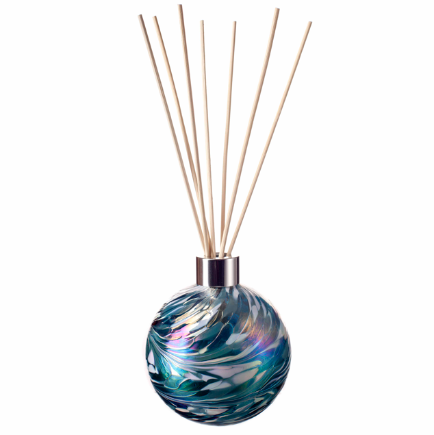 Sphere Reed Diffuser - Turquoise and White – World of Glass