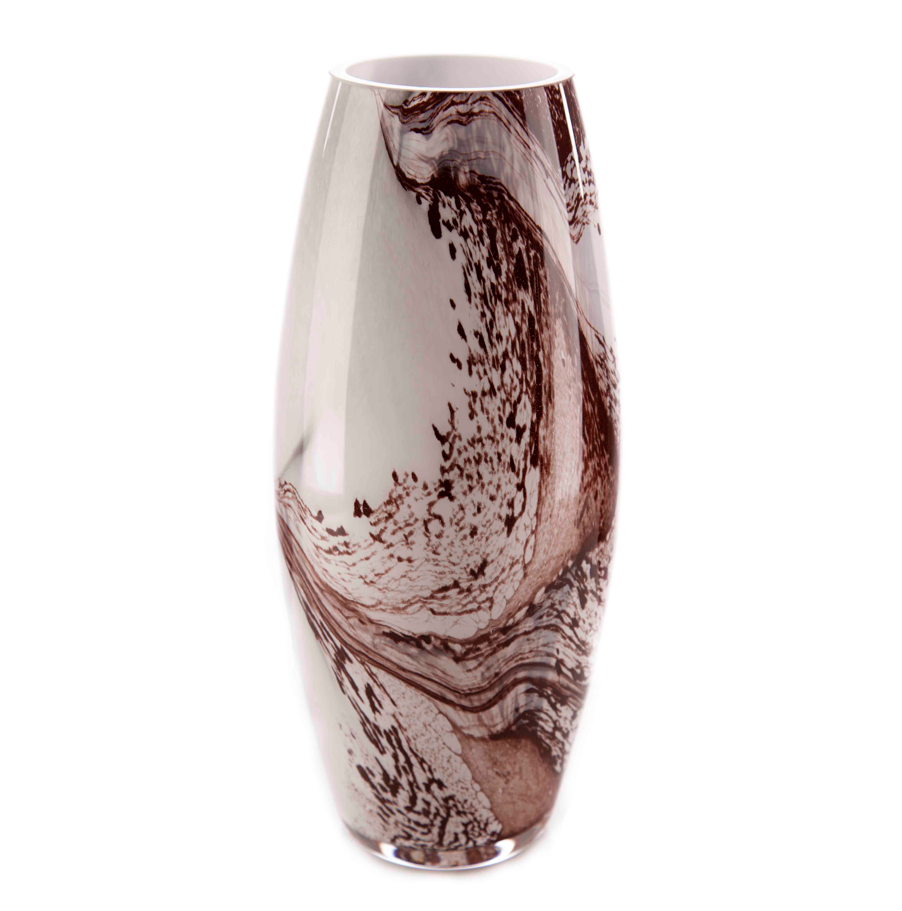 Tapered Vase 25cm - Carnelian Marble
