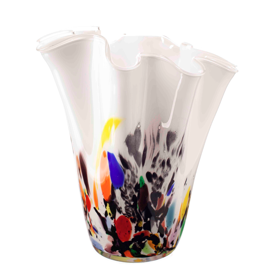 Handkerchief Vase 25cm -Colourfall