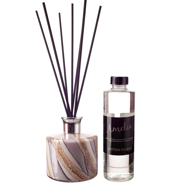 Cylinder Reed Diffuser - Blushed Meadows