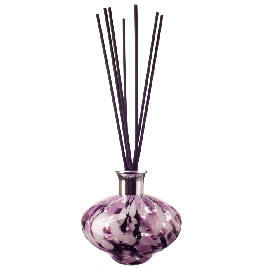 Oval Reed Diffuser - Purple, Black and White