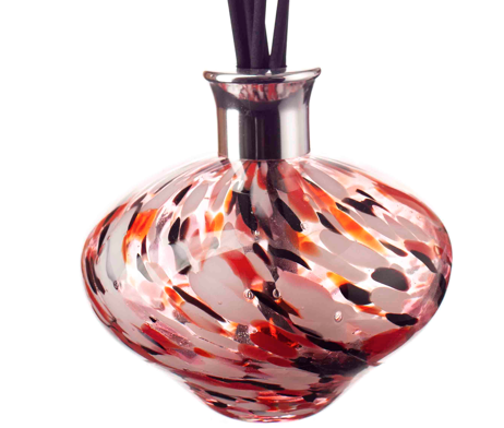 Oval Reed Diffuser - Red, Black and White