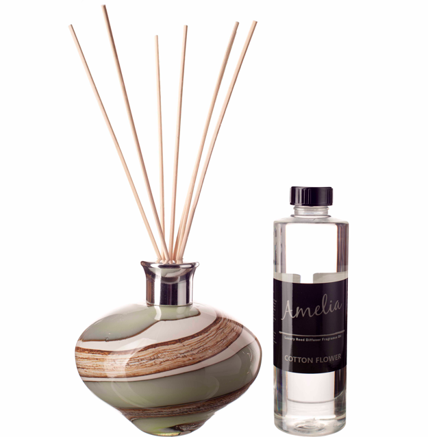 Oval Reed Diffuser - Smoked Meadows