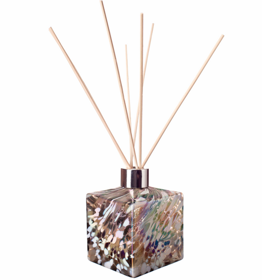 Square Reed Diffuser - Silver & White