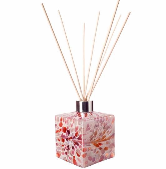 Square Reed Diffuser - Pink & White