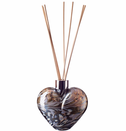Heart Reed Diffuser - Silver & White