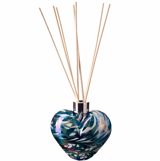Heart Reed Diffuser - Turquoise & White