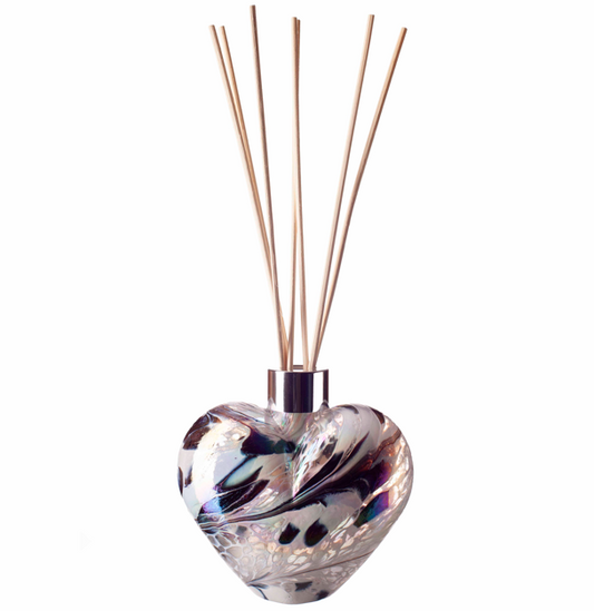 Heart Reed Diffuser - White & Grey Frosted