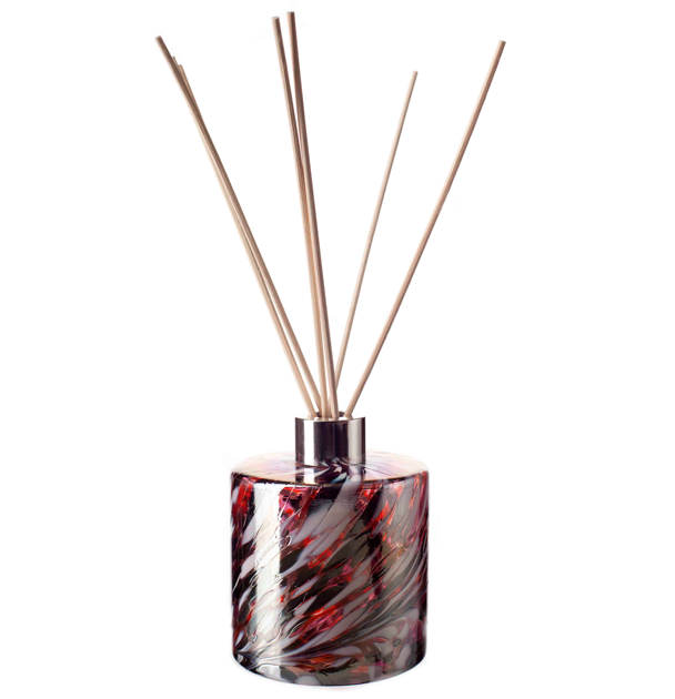 Cylinder Reed Diffuser - Red, Black & White