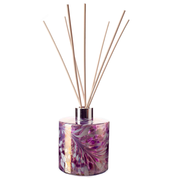 Cylinder Reed Diffuser - Violet & White