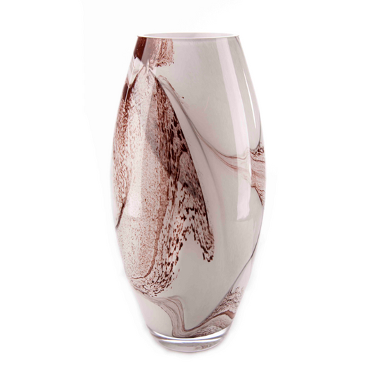 Tapered Vase 32cm - Carnelian Marble