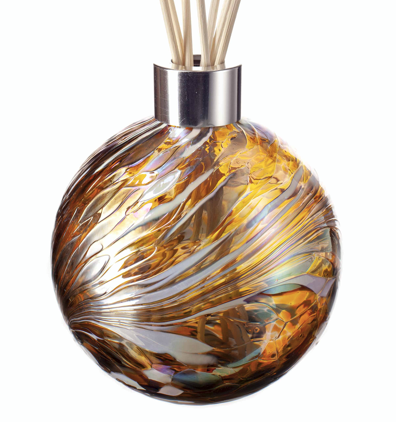 Sphere Reed Diffuser - Gold, Brown and White