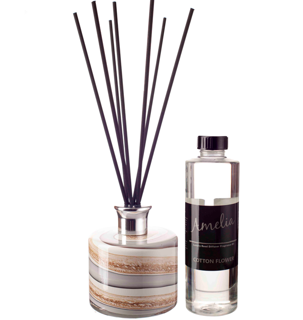 Cylinder Reed Diffuser - Smoked Meadows
