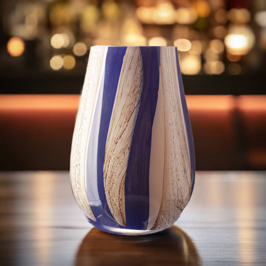 Medium Dome Vase 19cm - Naval Oak