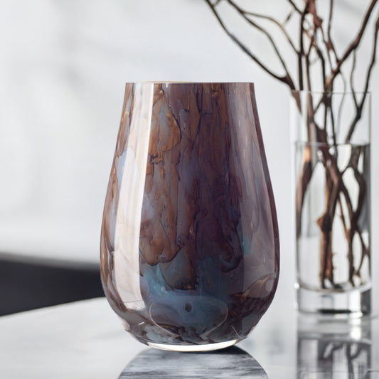 Medium Dome Vase 19cm - Stormy Sky