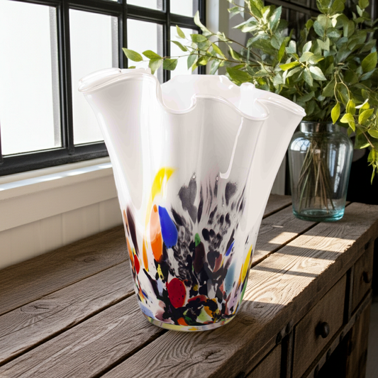 Handkerchief Vase 25cm -Colourfall