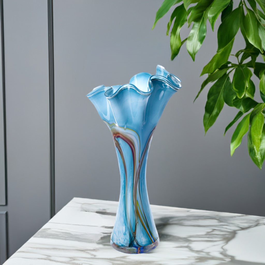 Tall Handkerchief Vase 40cm - Oceanic