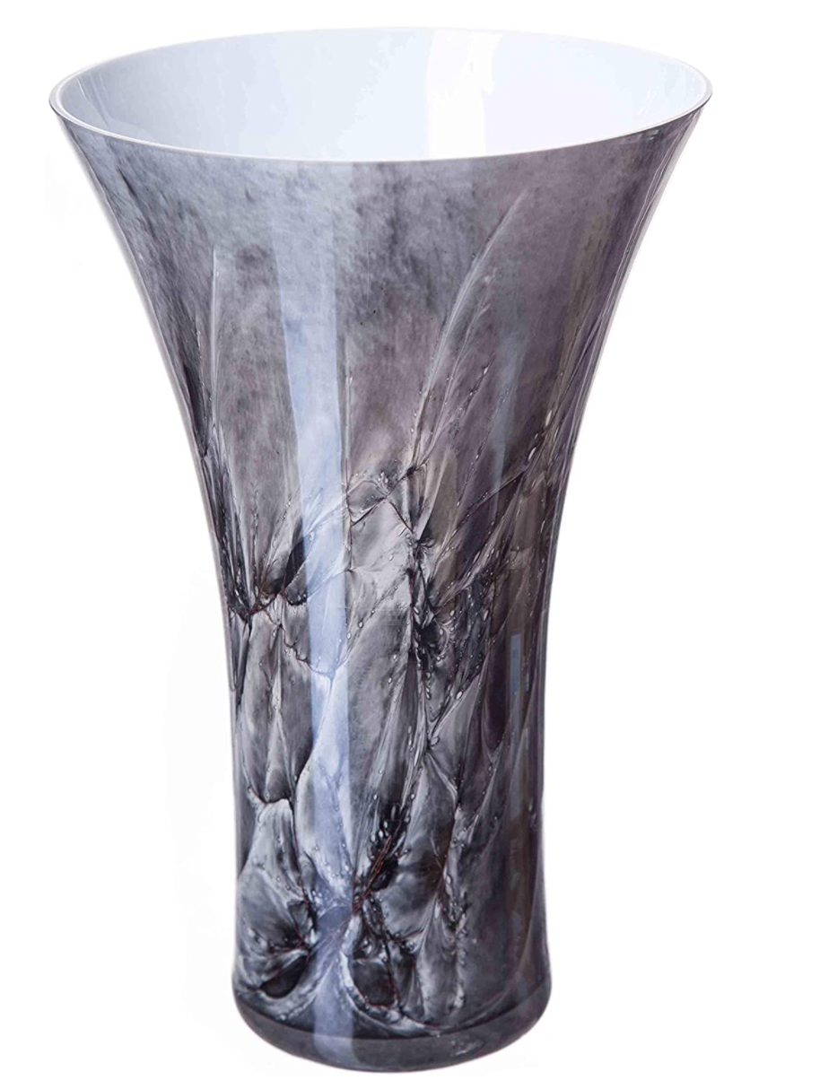 Classic Vase 28cm - Black Marble