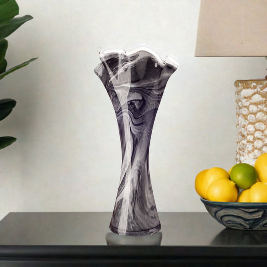 Tall Handkerchief Vase 40cm - Night Sky