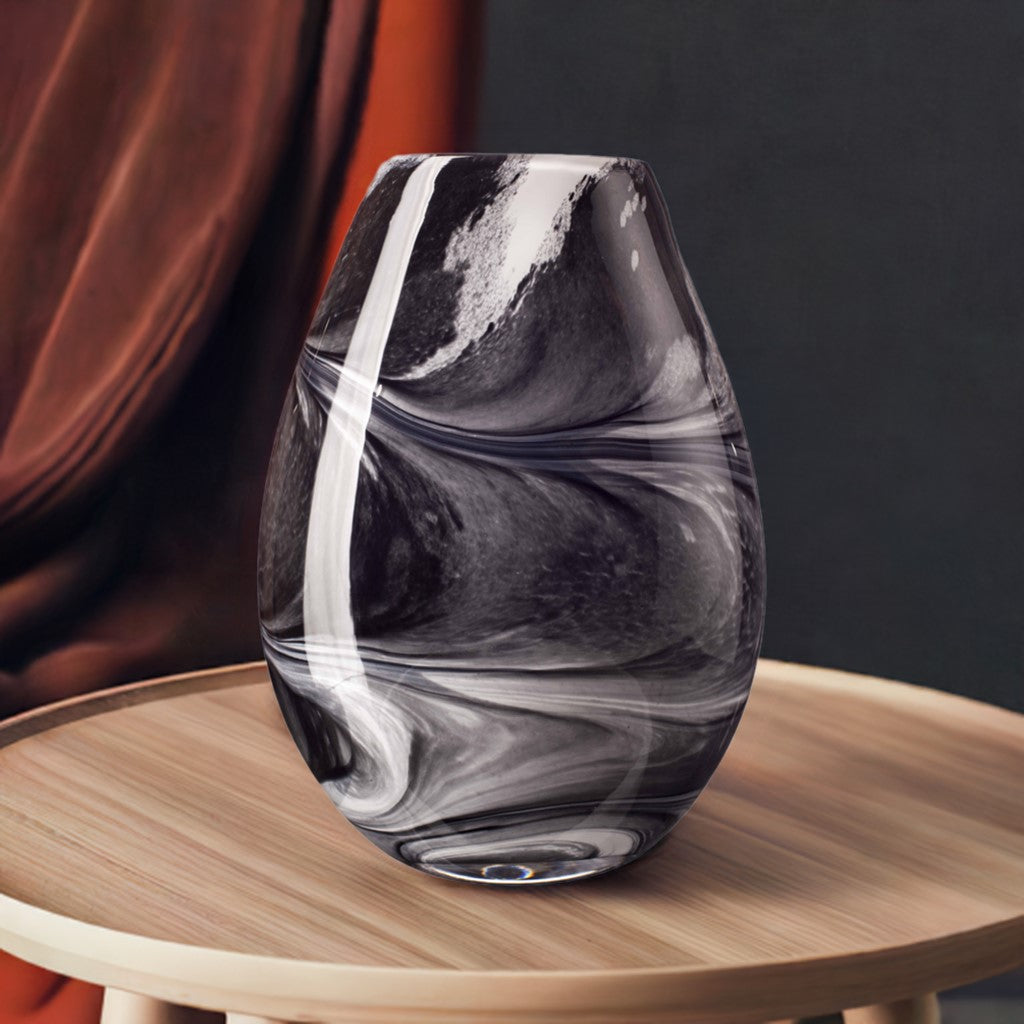 Oval Vase 30cm - Night Sky
