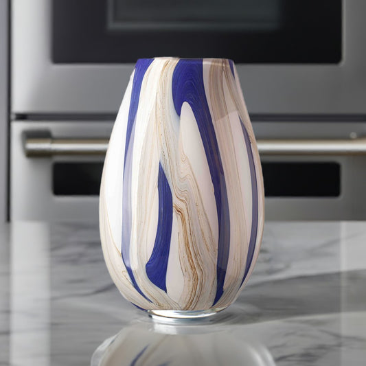 Oval Vase 30cm - Naval Oak