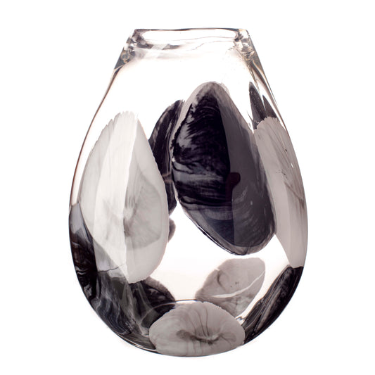 Oval Vase 30cm - Storm Cloud