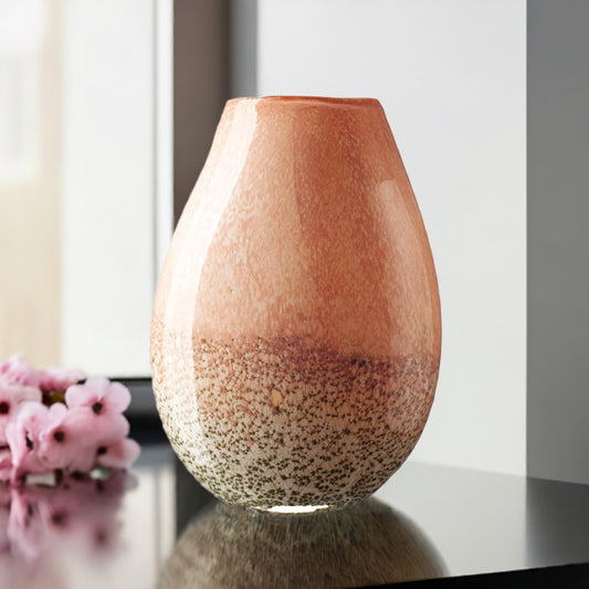 Oval Vase 30cm - Evergreen Blush