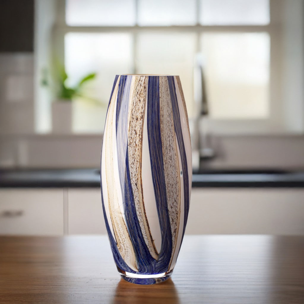 Tapered Vase 25cm - Naval Oak