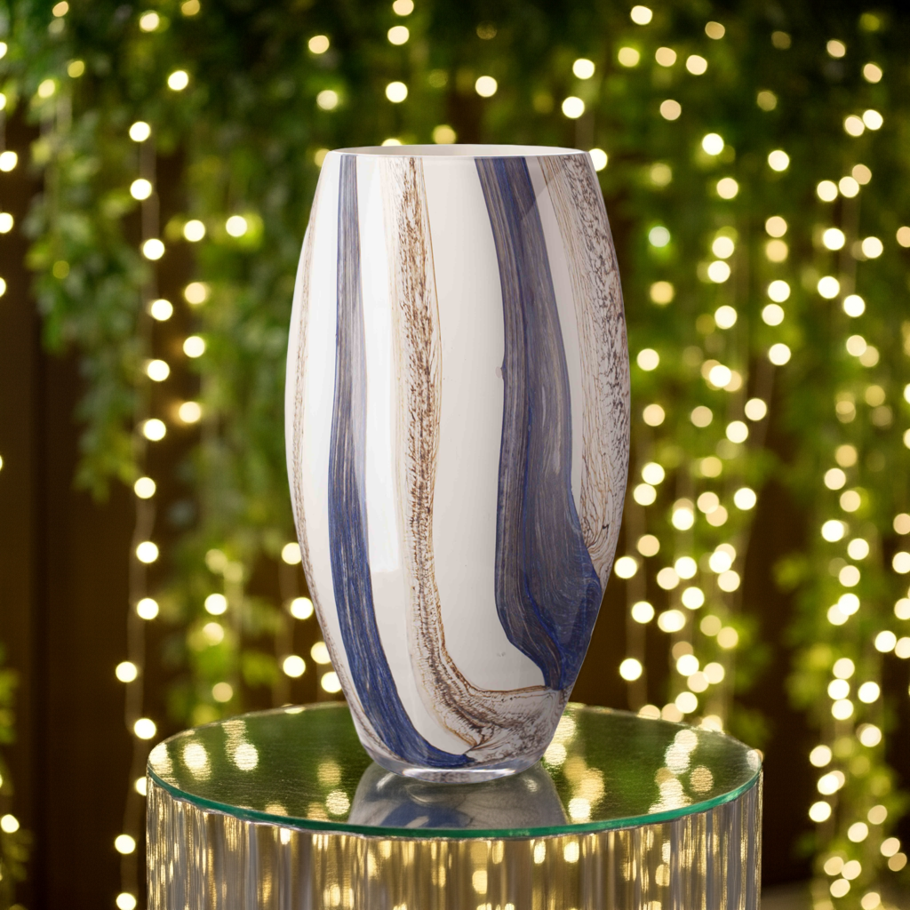 Tapered Vase 32cm - Naval Oak