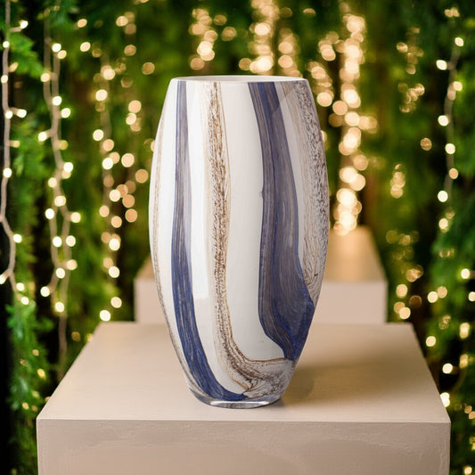 Tapered Vase 32cm - Naval Oak