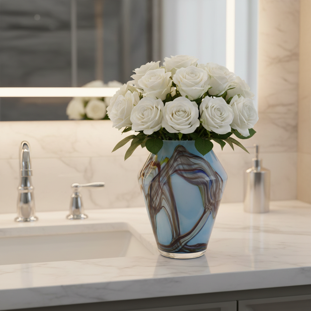 Diamond Vase 26cm - Oceanic