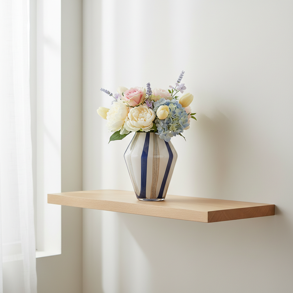 Diamond Vase 26cm - Naval Oak