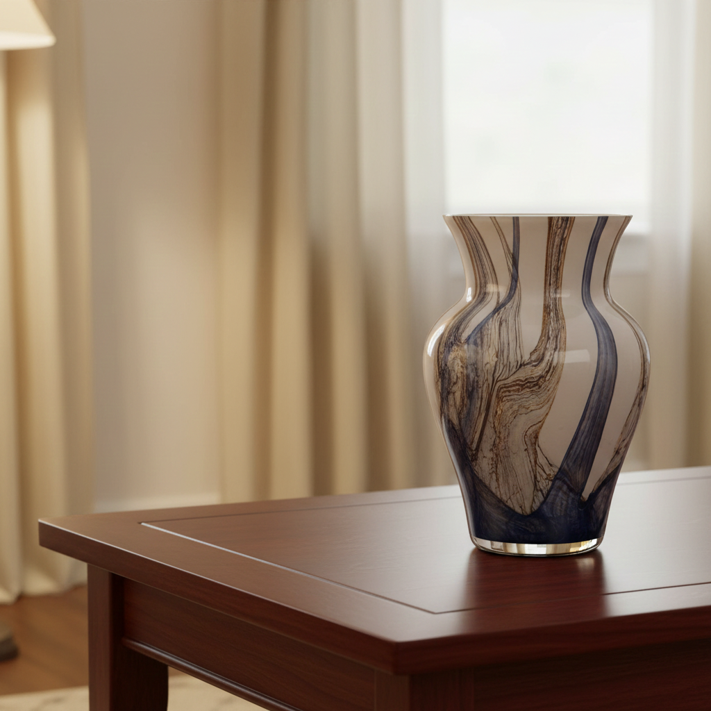 Urn Vase Large 26cm - Naval Oak