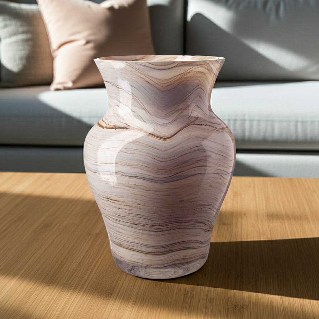 Urn Vase Large 26cm - Natural Stone