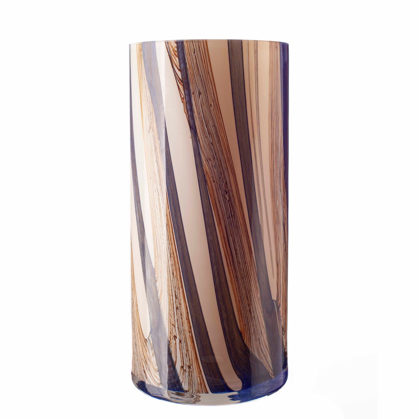 Cylinder Vase 25cm - Naval Oak