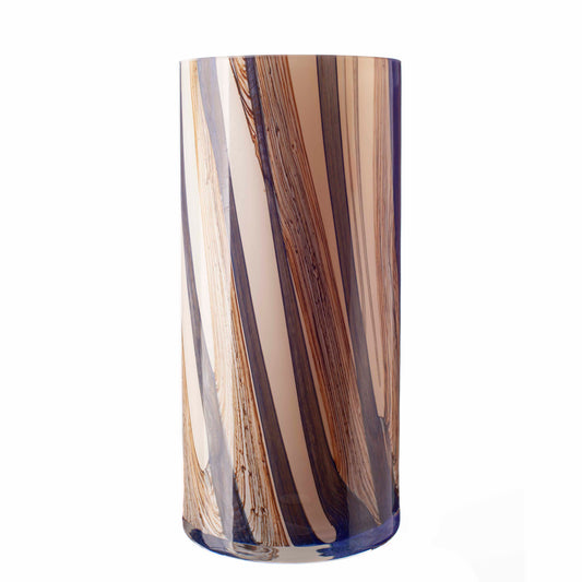 Cylinder Vase 25cm - Naval Oak