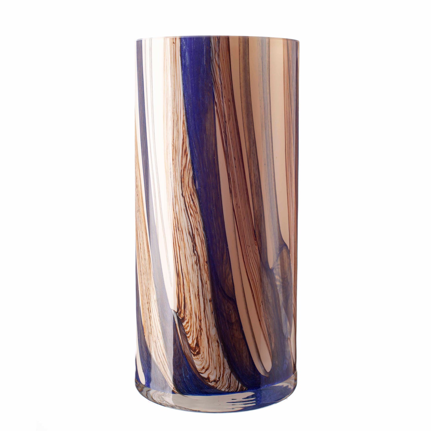 Cylinder Vase 25cm - Naval Oak