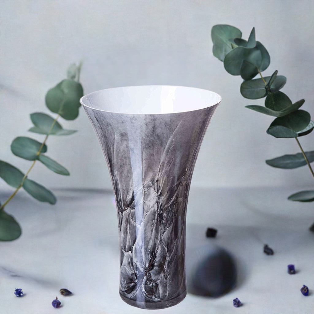 Classic Vase 28cm - Black Marble
