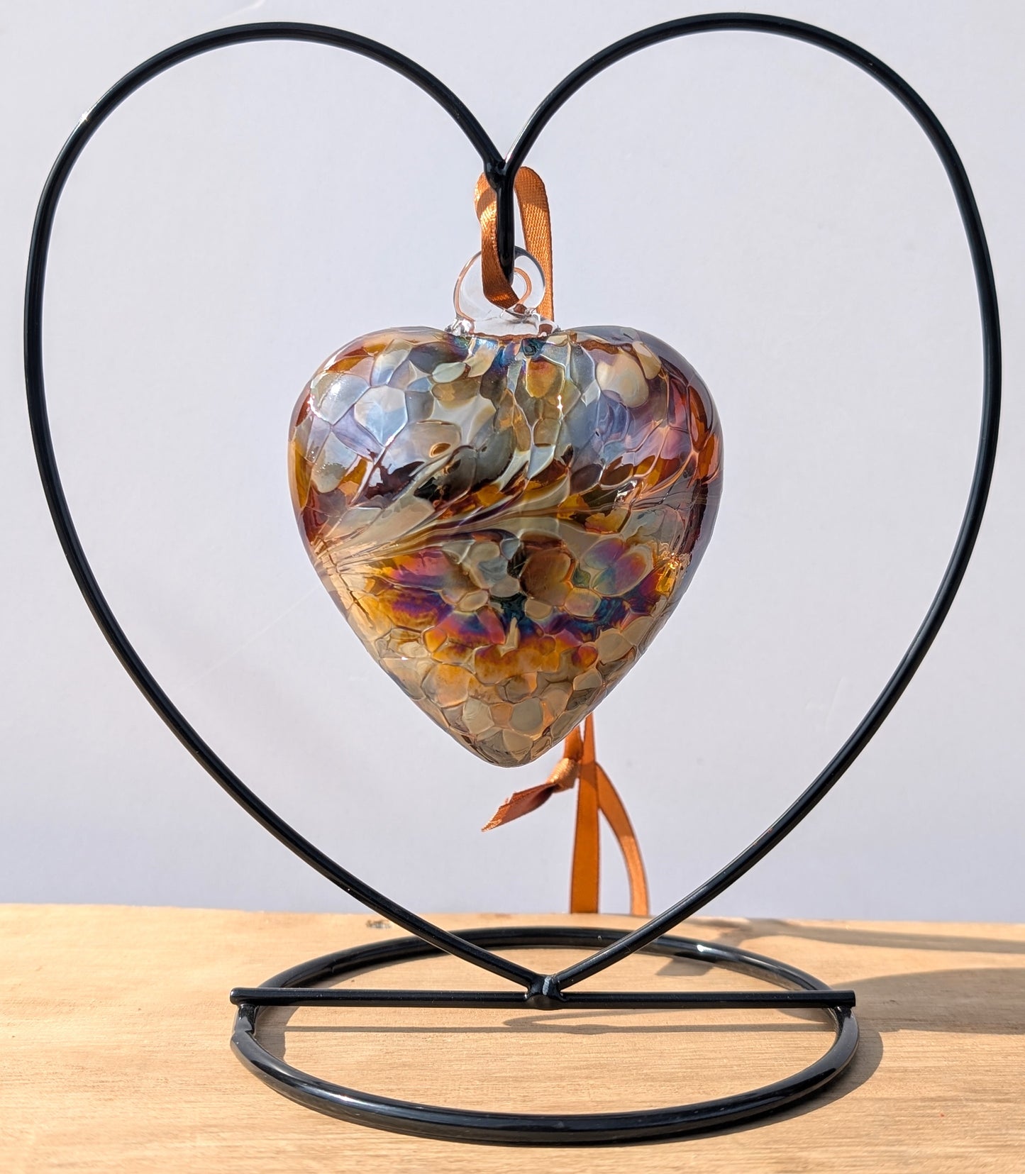 Birthstone Hanging Heart 8cm November