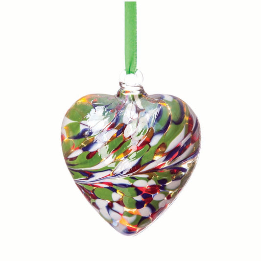 Birthstone Hanging Heart 8cm October