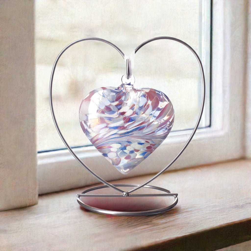Friendship Heart with Stand 10cm