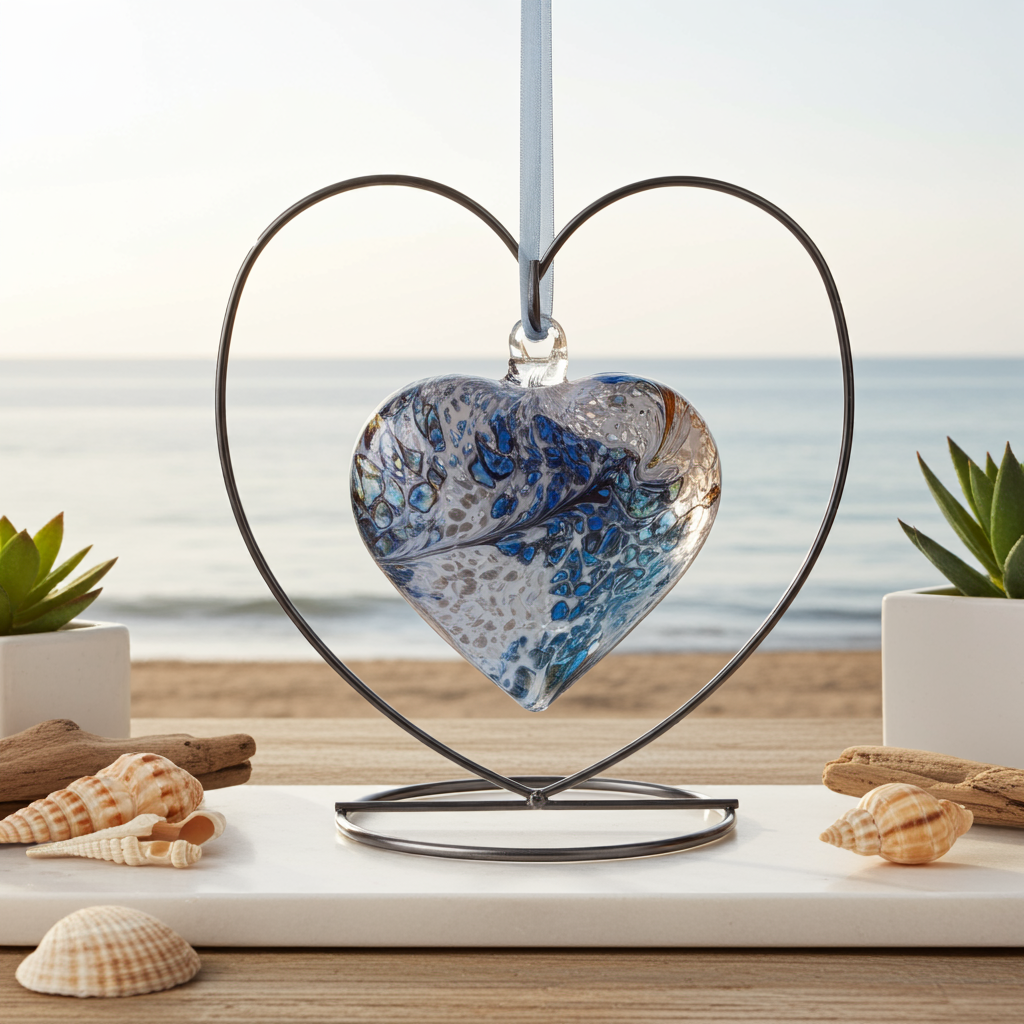 Friendship Heart with Stand 10cm