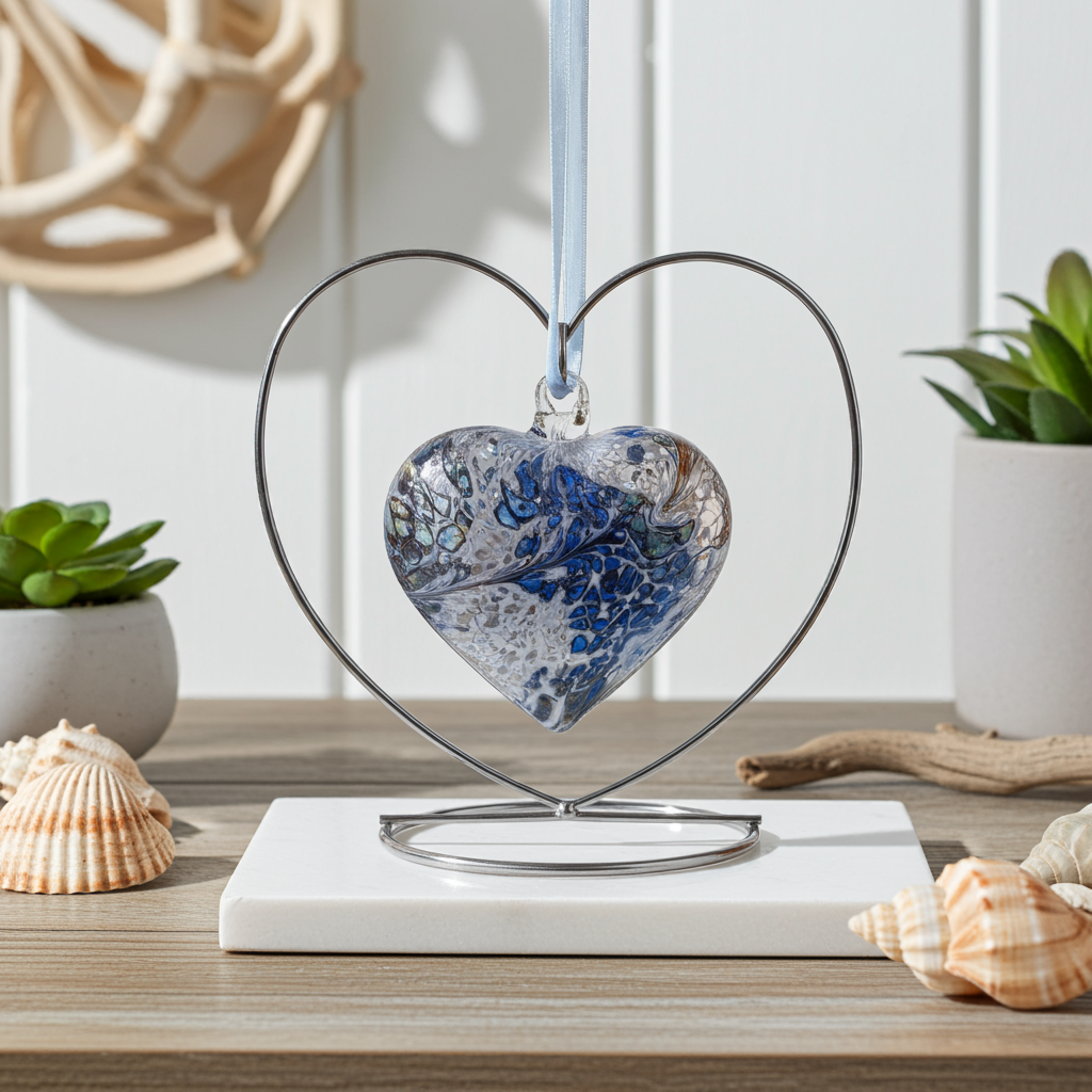 Friendship Heart with Stand 10cm