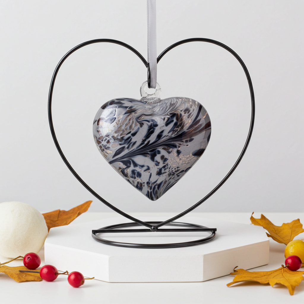 Friendship Heart with Stand 10cm